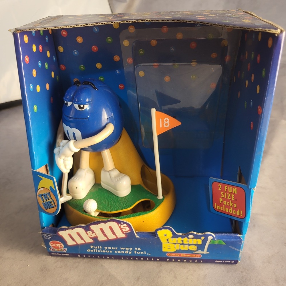 M&M's Blue Dispenser Golfing Strip 2000 18th Hole Edition